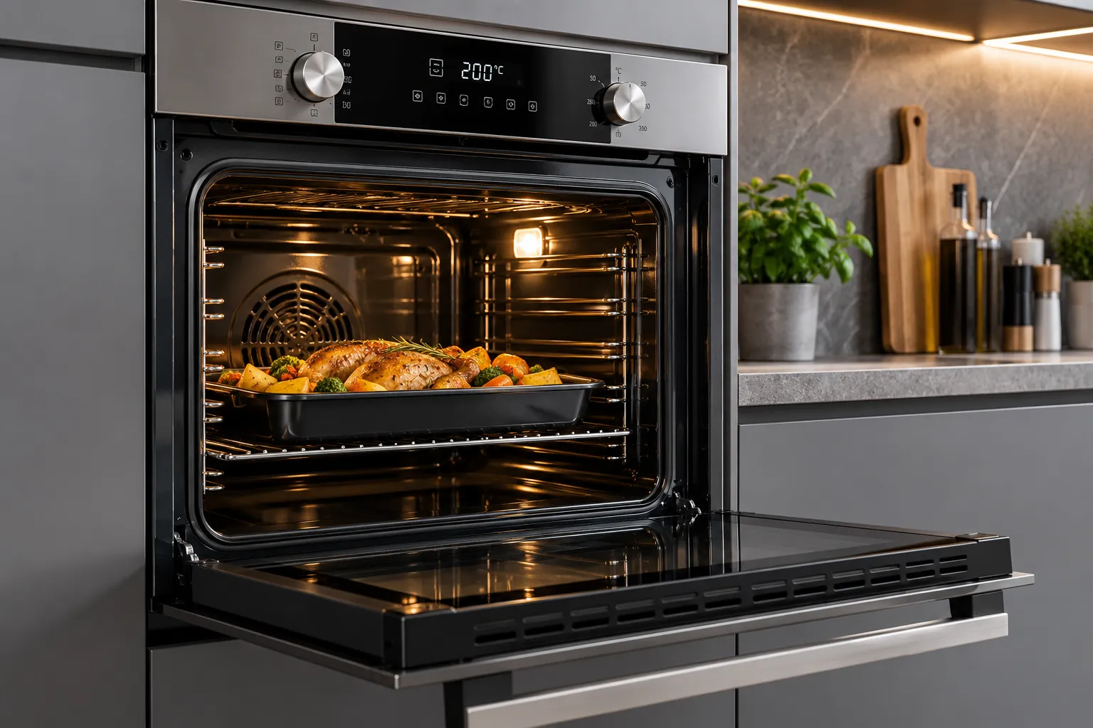 Horno moderno
